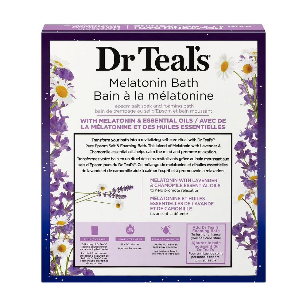 Dr Teal's Avec De La Mélatonin 2pc Vacances 2pc