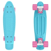 Rugged Racer 27" Skateboard Cruiser, Light Blue & Pink