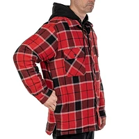 Workload Men's Hooded Flannel Jacket