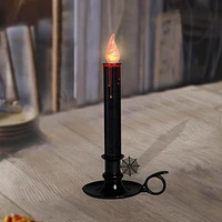 Way to Celebrate Battery-Operated LED Flickering Candle, in Candle Holder and Dripping Blood