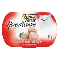 Fancy Feast Hors d'Oeuvre Flaked Tuna, Cat Appetizer 57g, 57g