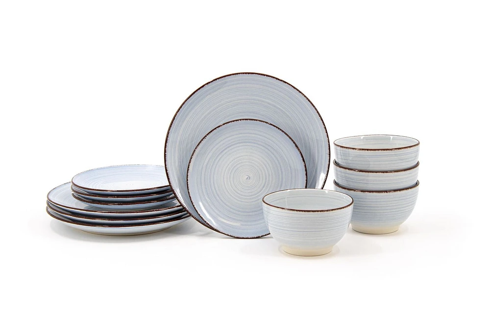 Hometrends 12 piece Sophia Dinnerware, 12 piece Sophia Dinnerware