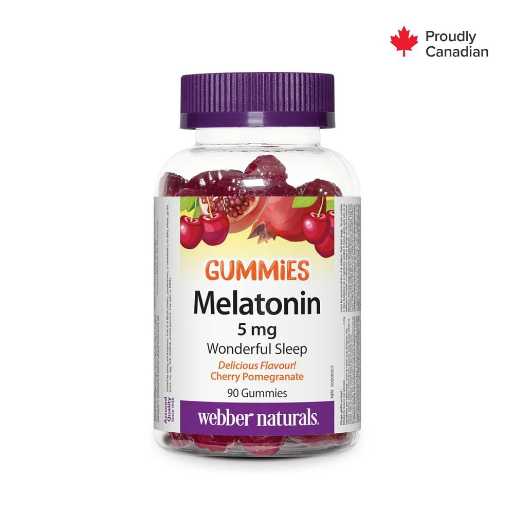 Webber Naturals® Melatonin Gummies 5 mg, 90 Gummies