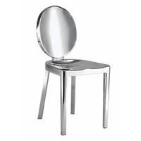 Nicer Furniture Ghost Stainless Steel Side Chair