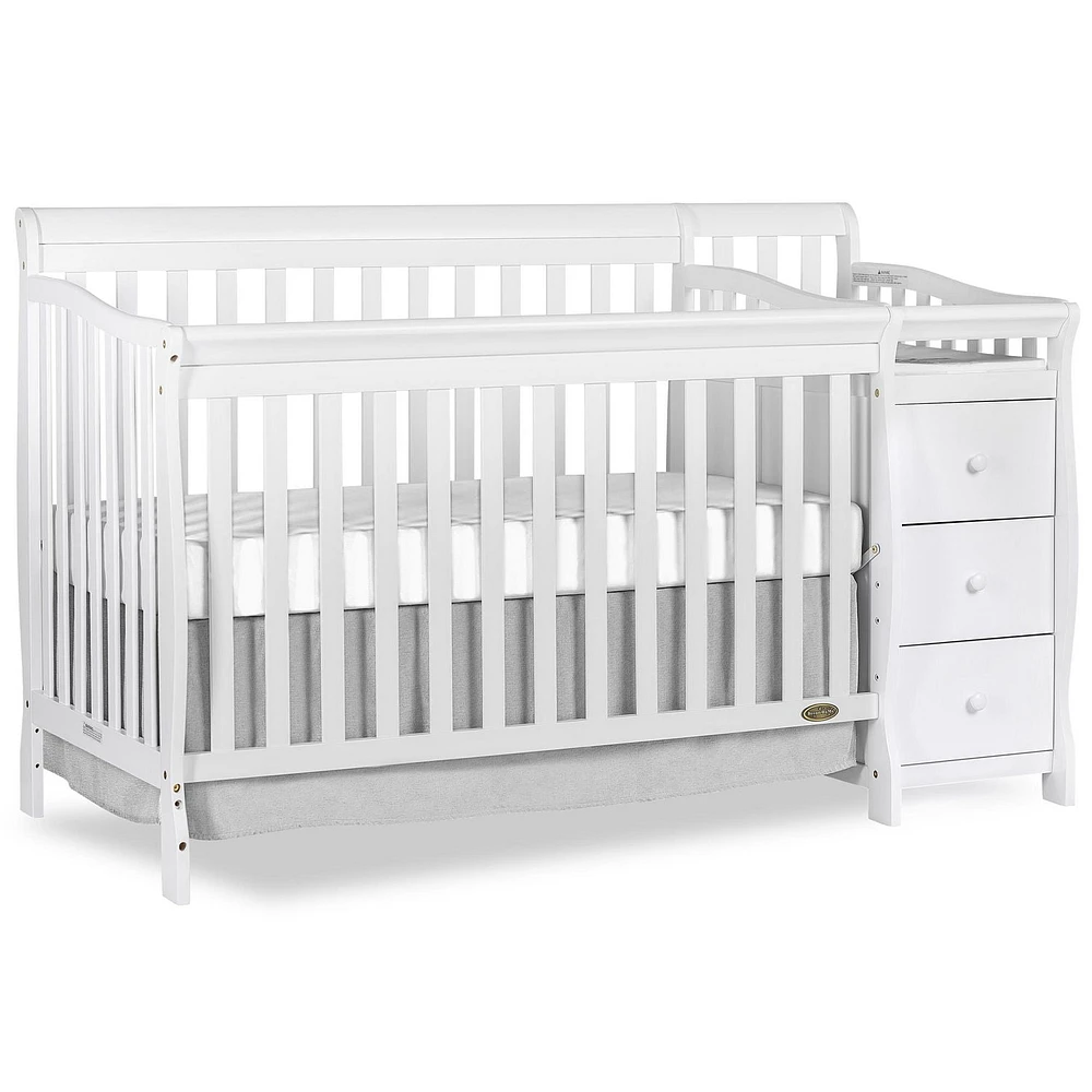 Dream On Me 5-in-1 Brody Convertible Crib with Changer