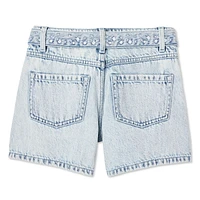 Short en denim avec ceinture George pour filles Tailles 4-16