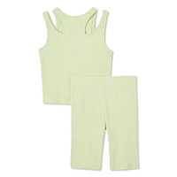 George Girls' Tank 2-Piece Set, Sizes XS-XL