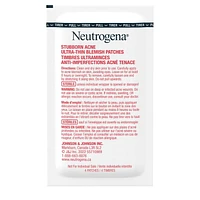 Neutrogena Stubborn Acne Blemish Patches, Hydrocolloid Spot Treatment, Pimple Care Patch, Hypoallergenic, Duo Pack, 24 Per Pack