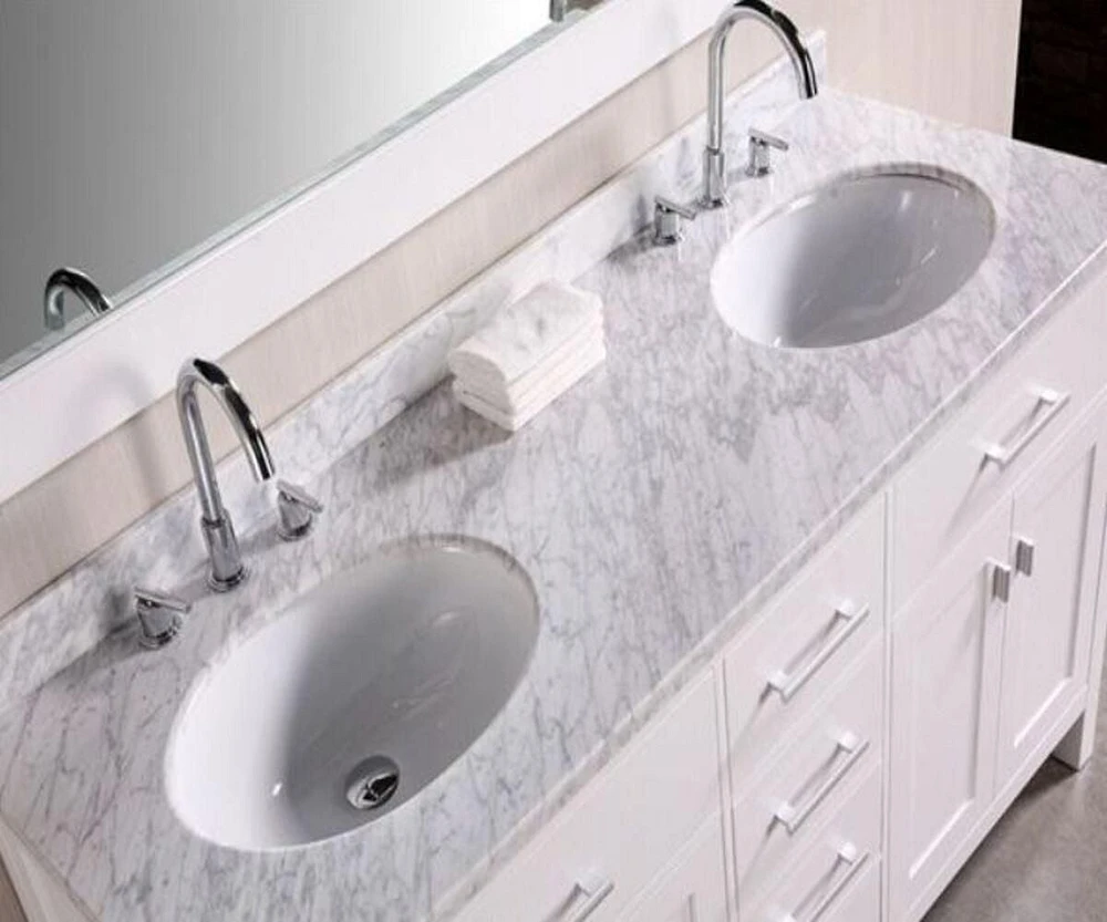 DROP Bath and Kitchen DR091133 Undermount Bathroom Sink Set