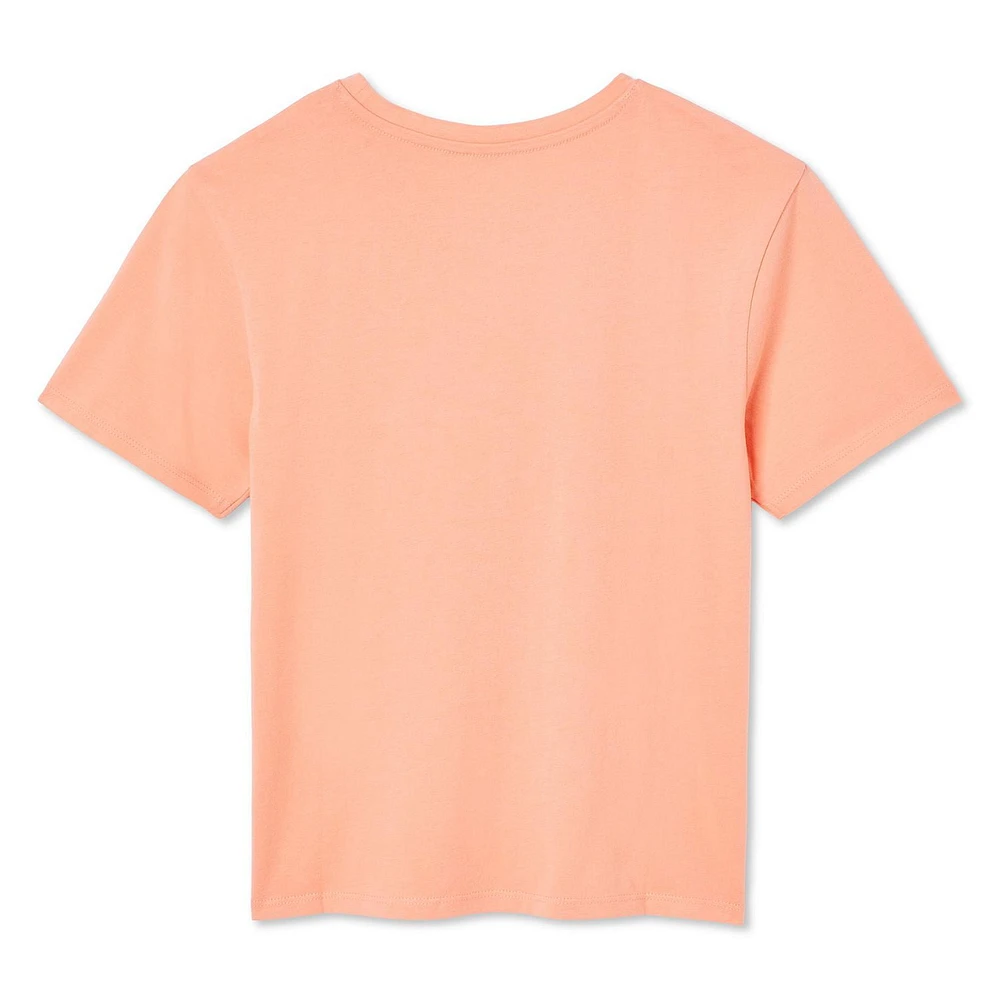 George Girls' Pocket Tee, Sizes XS-XL