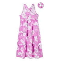 George Girls' Knit Maxi Dress 2-Piece Set, Sizes XS-XL