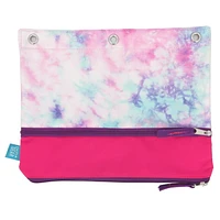 PEN+GEAR 2 ZIPPER COMPARTMENTS PENCIL CASE, PINK, (W x H): 7.75 x 10"