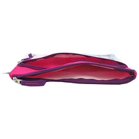 PEN+GEAR 2 ZIPPER COMPARTMENTS PENCIL CASE, PINK, (W x H): 7.75 x 10"