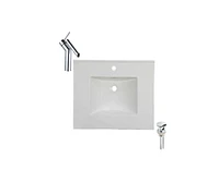 DROP Bath and Kitchen DR091398 Bathroom Vanity Top Set