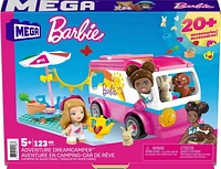 Mega Barbie Adventure DreamCamper Toy Building Set - 123 Pieces