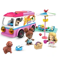 Mega Barbie Adventure DreamCamper Toy Building Set - 123 Pieces