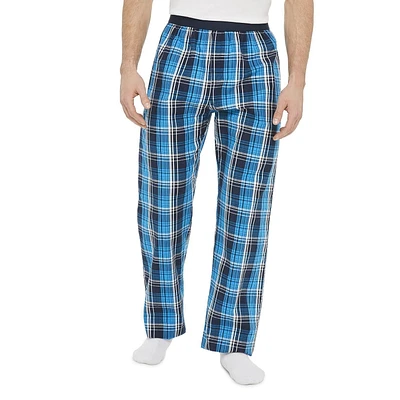 Pantalon de nuit en popeline George pour hommes Tailles P-2XL