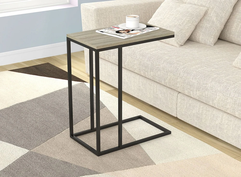 Safdie & Co. Accent Table Dark Taupe