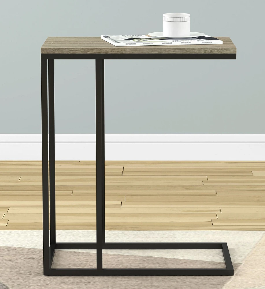 Safdie & Co. Accent Table Dark Taupe