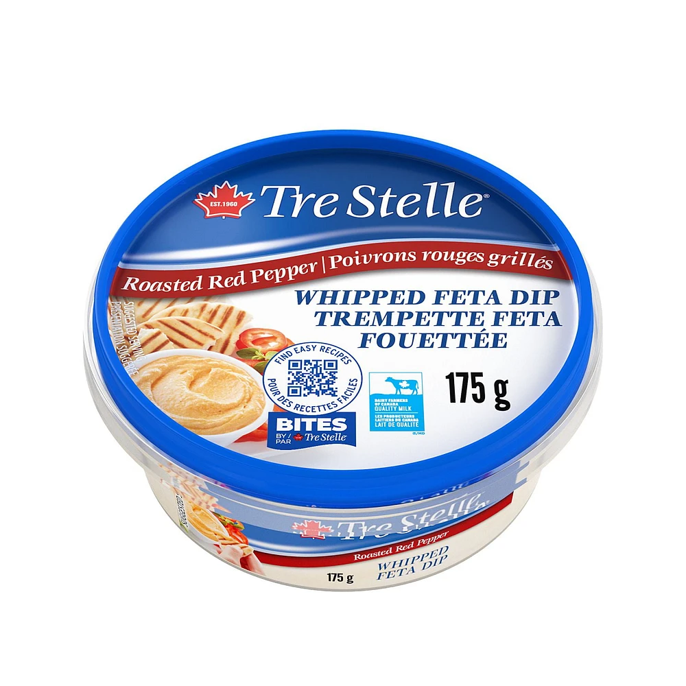 Tre Stelle Roasted Red Pepper Feta Dip, 175 g