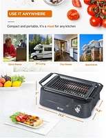 COMMERCIAL CHEF Indoor Smokeless Infrared Grill