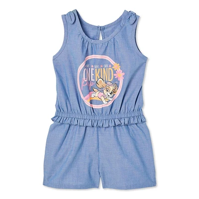 Paw Patrol Toddler Girls' Romper, Sizes 2T-5T