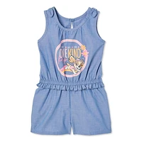 Paw Patrol Toddler Girls' Romper, Sizes 2T-5T