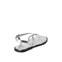 Time and Tru Women's Strappy Sandals, Sizes 6-10