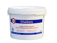 Chalkers Cured Pork Riblet Pail, Pork Riblets 2 kg pail