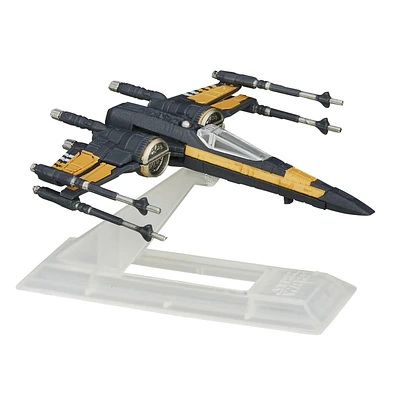 Star Wars Véhicule « Le Réveil de la Force Série noire Titanium - Chasseur X-wing de Poe »