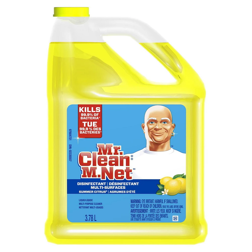 Mr. Clean Multi-Purpose Cleaner, Summer Citrus, 3.78 L