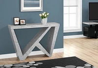 Monarch Specialties Accent Table, Console, Entryway, Narrow, Sofa, Living Room, Bedroom, Laminate, Grey, Contemporary, Modern