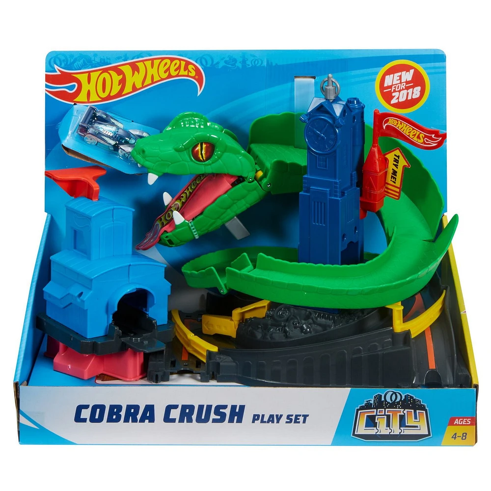 Hot Wheels City Cobra Crush Playset