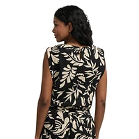 Top en mélange de lin à motifs Mexx pour femmes XS-XXL