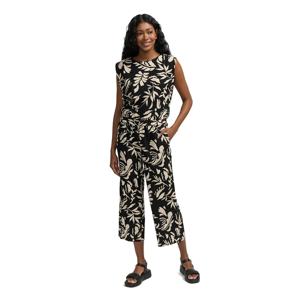 Top en mélange de lin à motifs Mexx pour femmes XS-XXL