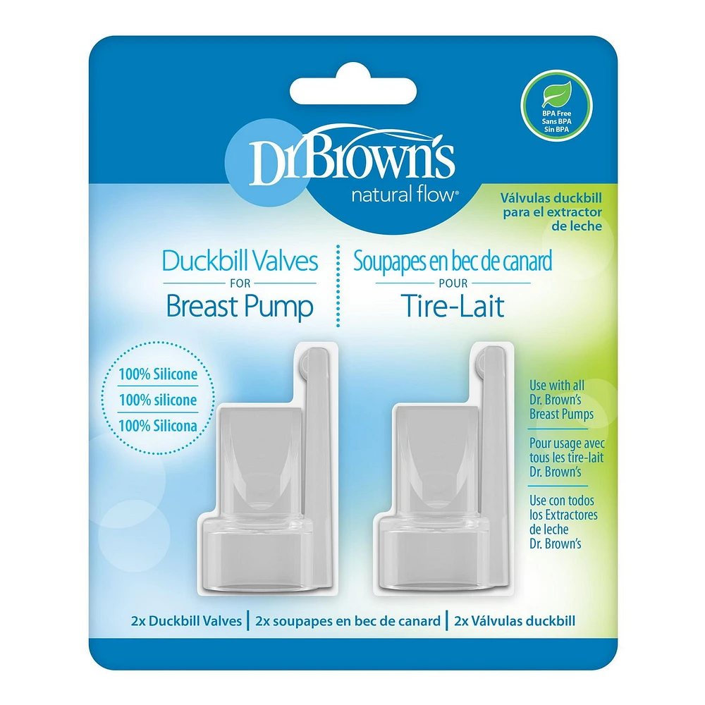 Soupapes en bec de canard Dr. Brown's de rechange pour tire-lait Dr. Brown's