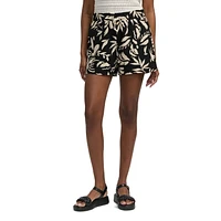 Short imprimé en mélange de lin Mexx pour femmes XS-XXL