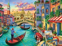 Buffalo Games - Night & Day - Sights of Venice - 1000 Piece Jigsaw Puzzle