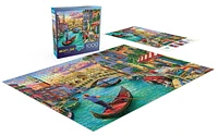 Buffalo Games - Night & Day - Sights of Venice - 1000 Piece Jigsaw Puzzle