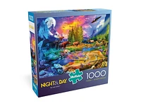 Buffalo Games - Night & Day - The Wild North - 1000 Piece Jigsaw Puzzle