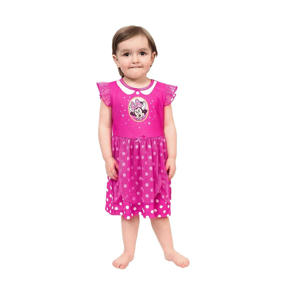 Disney Minnie Mouse Toddlers' Character Nightshirt, Available in sizes: 2T-5T