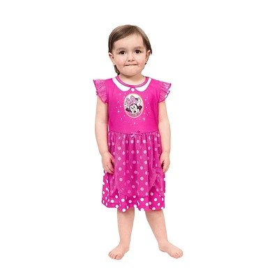 Disney Minnie Mouse Toddlers' Character Nightshirt, Available in sizes: 2T-5T