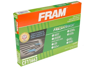 FRAM FB Cabin Air Filter CF11663 with Arm and Hammer Baking Soda