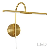 Dainolite PICLED-152-AGB Aged Brass Picture Light