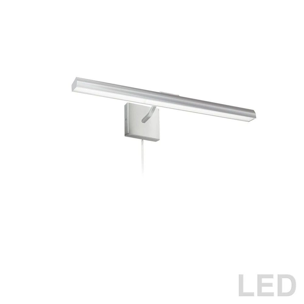 Dainolite PIC222-24LED-SC Satin Chrome Picture Light