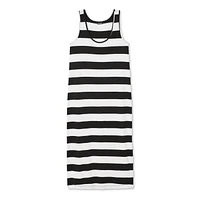 Robe drapée mi-longue George pour femmes