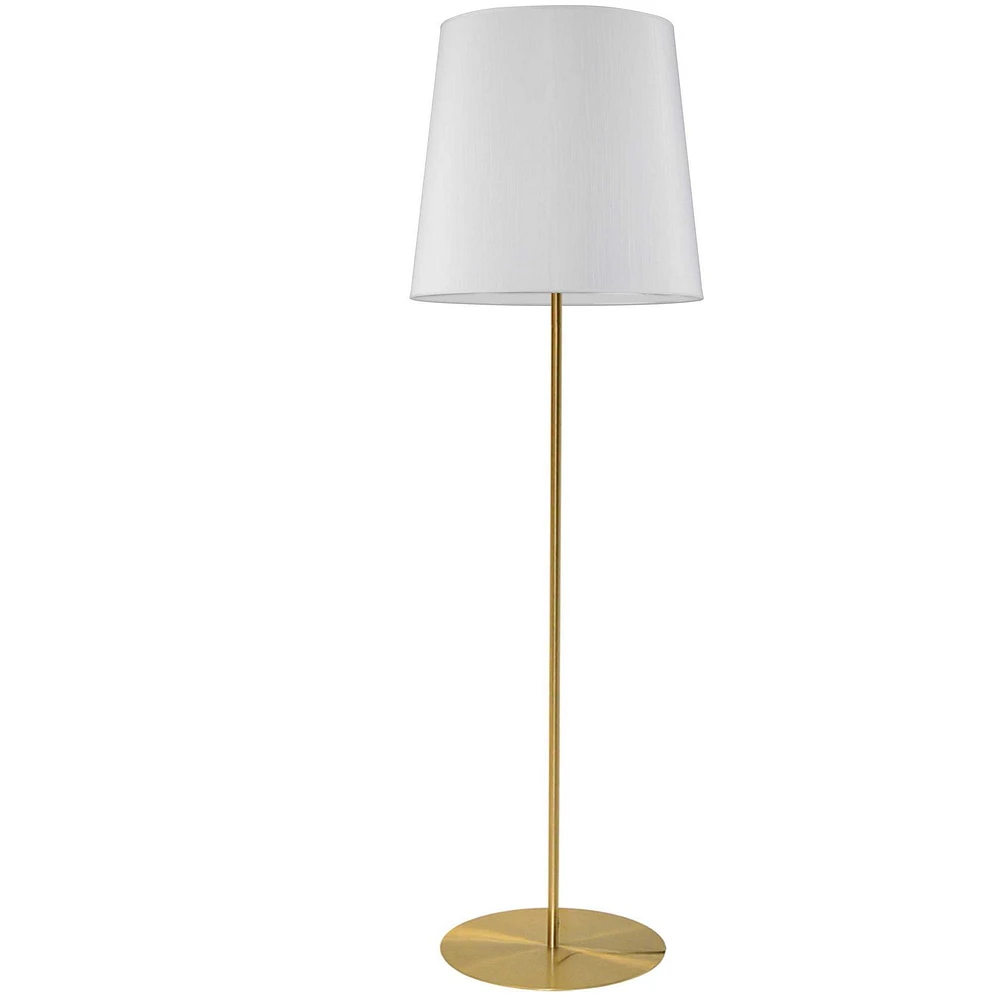 Dainolite MM681F-AGB-790 Aged Brass Floor Lamp