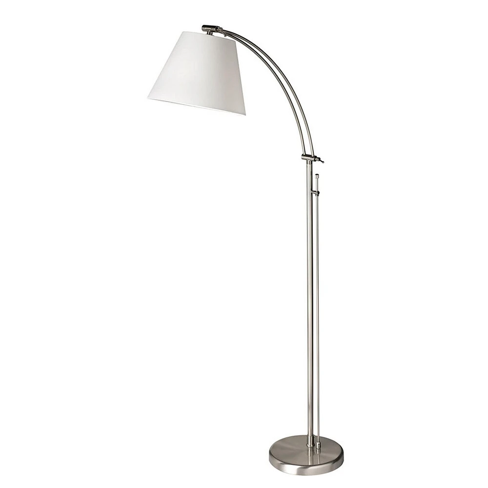 Dainolite DM2578-F-SC Satin Chrome Floor Lamp