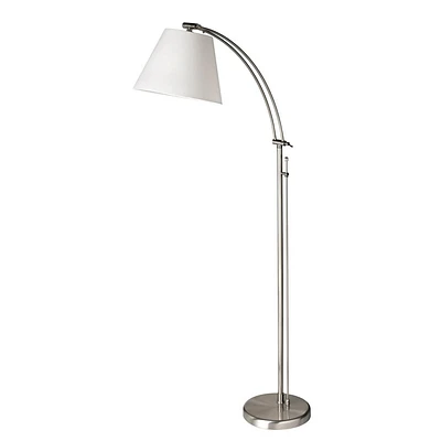 Dainolite DM2578-F-SC Satin Chrome Floor Lamp