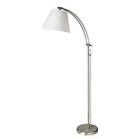 Dainolite DM2578-F-SC Satin Chrome Floor Lamp